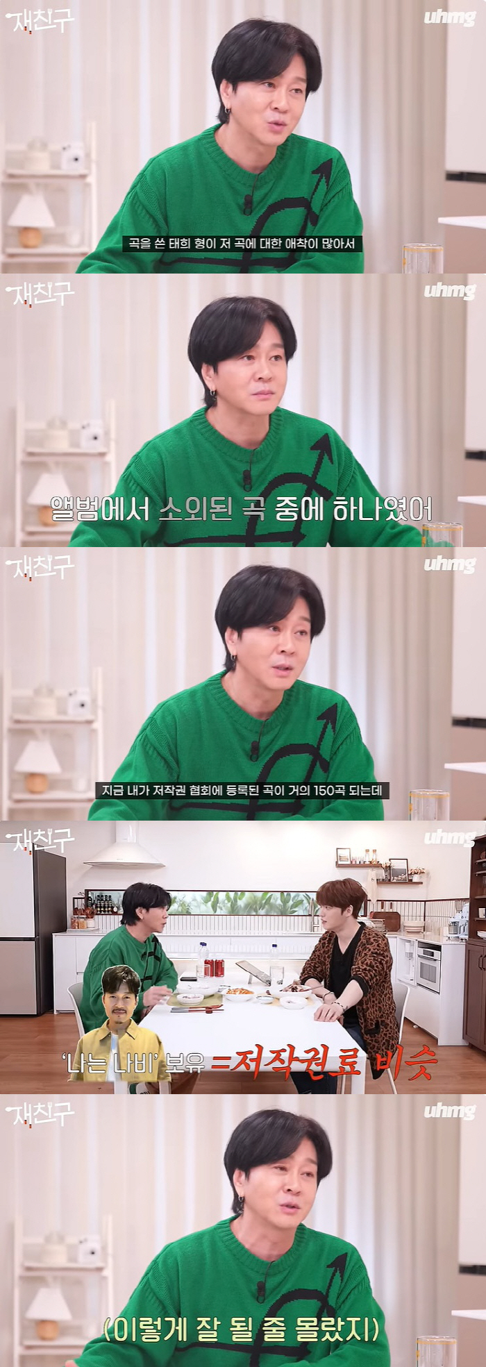 윤도현 "'나는 나비' 저작권료, 150곡 수익과 비슷…끊이지 않는 샘물…