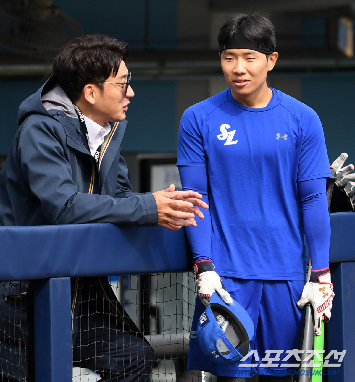 대선배 이택근부터 롯데 고영민 코치까지 '김지찬 앓이'...발걸음 옮기는…