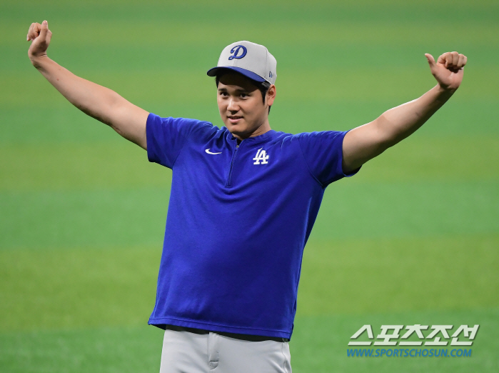 '오타니-베츠 테이블 세터 출격' 다저스, 키움전 주전 총출동...이게 …