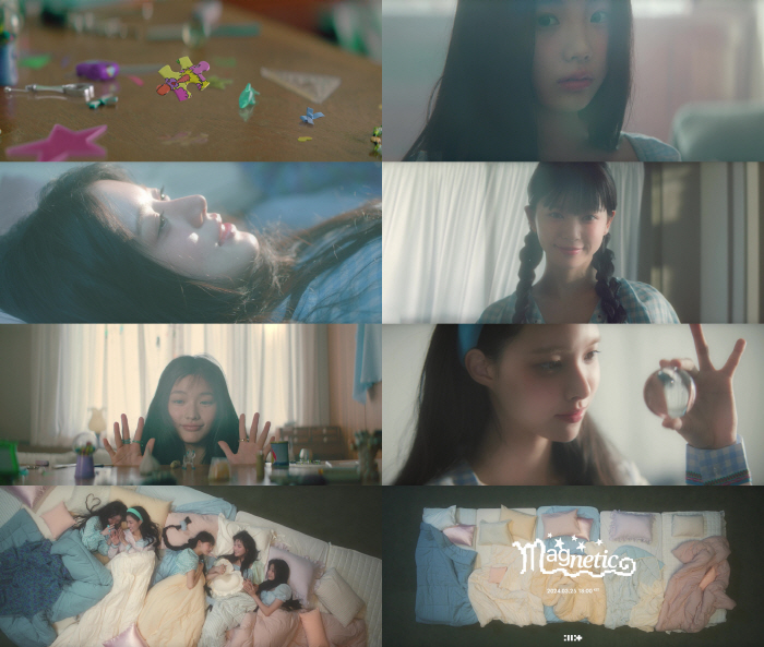 [공식] '하이브 막내딸' 아일릿, '마그네틱' MV 비주얼 티저공개 "…