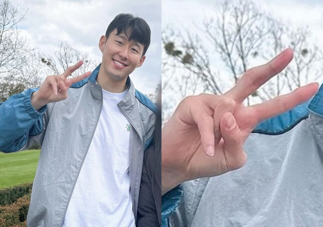 “가슴 찢어진다” 손흥민, 여전히 퉁퉁 부은 손가락