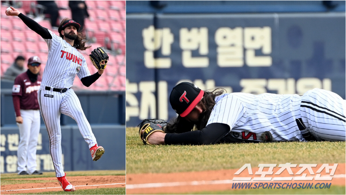 '이 한 몸 바쳐서!' 몸까지 내던진 잠실예수의 투혼, 역시 MLB 1라…