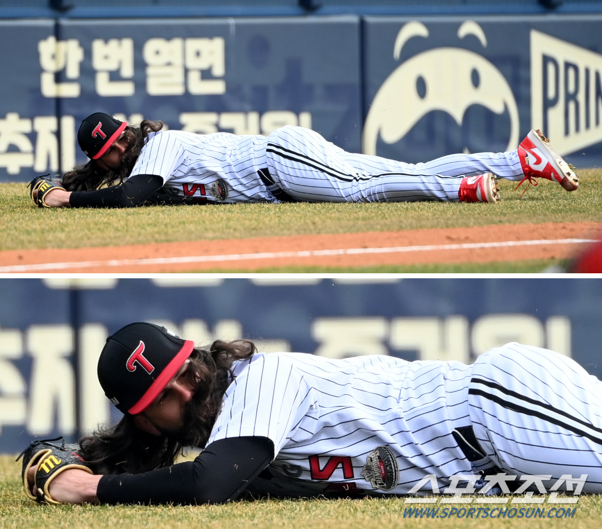 '이 한 몸 바쳐서!' 몸까지 내던진 잠실예수의 투혼, 역시 MLB 1라…