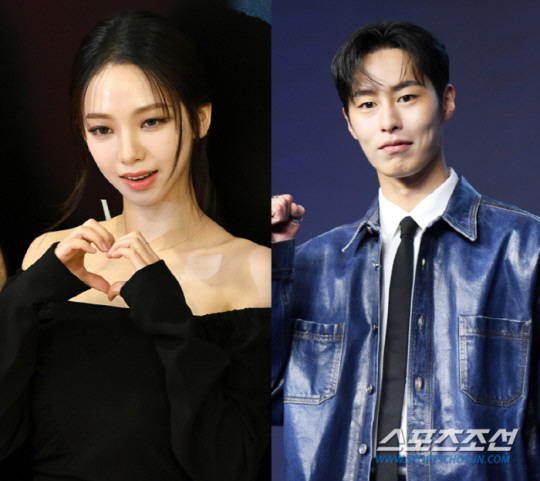 카리나♥이재욱, 커플 아이템 포착…"니가 참 좋아" 달달한 열애 중