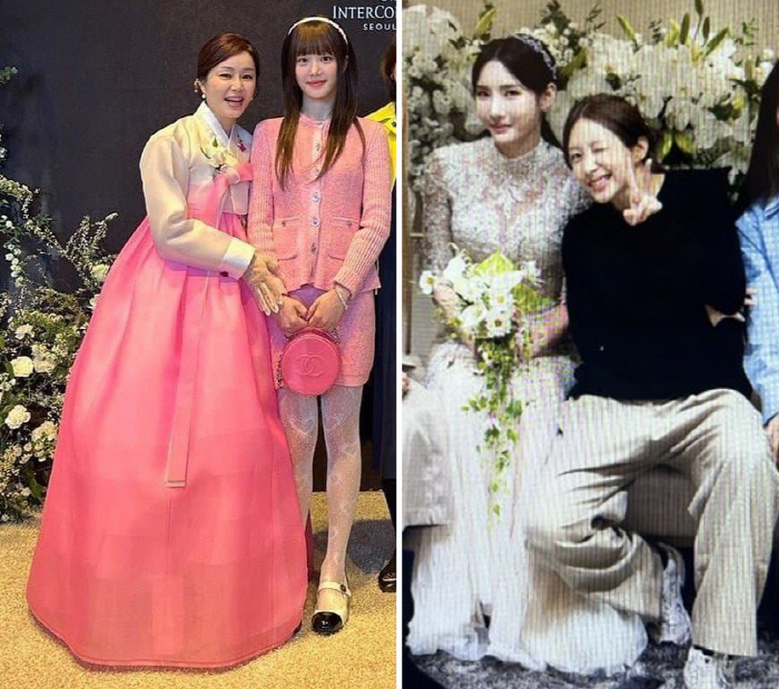 "억울해"..'화려 vs 털털' 극과 극 '민폐 하객룩' 해명 나선 ★들…