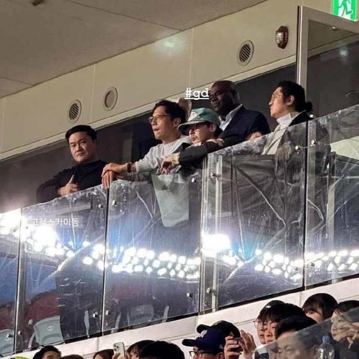 지드래곤-박찬호, 이 조합 무슨일? MLB 서울시리즈 함께 관람