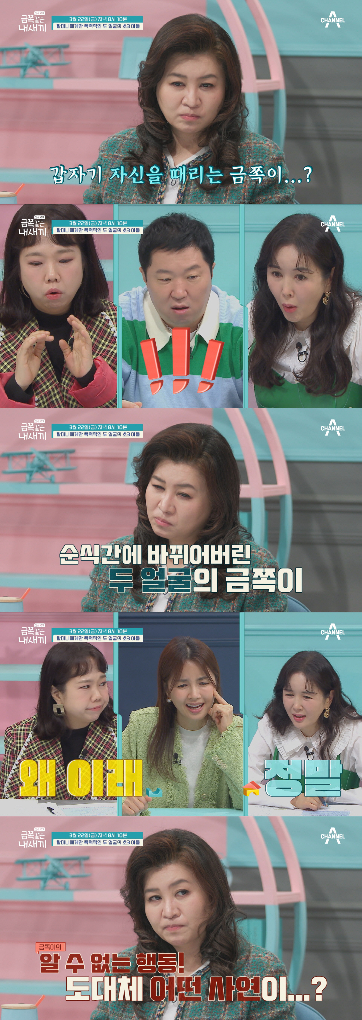 “할머니 뺨 때리는 금쪽이”..두 얼굴의 초3 아들 사연 '충격' (금쪽…