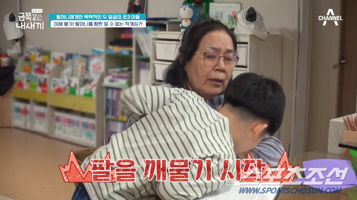 "할머니 벌 줘야겠다". '모범생' 금쪽이, 할머니에게만 주먹질 등 폭력…