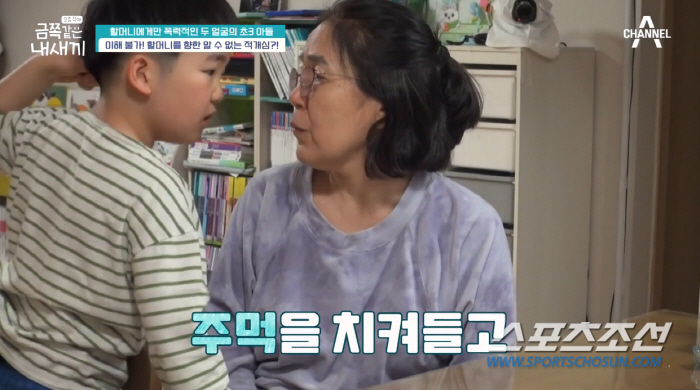 "할머니 벌 줘야겠다". '모범생' 금쪽이, 할머니에게만 주먹질 등 폭력…