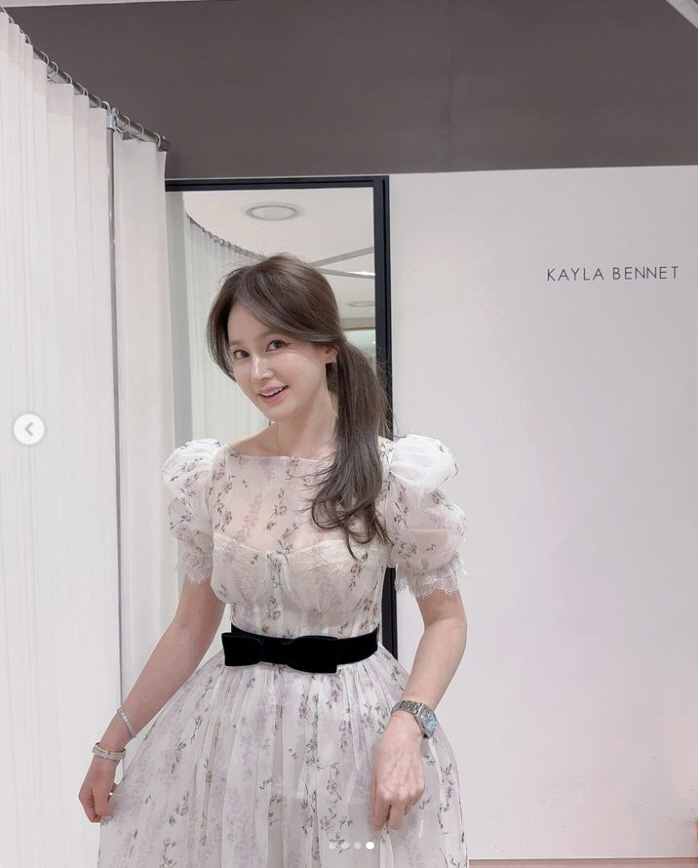 '대학생딸 엄마' 이혜원, ♥안정환도 놀랄 시스루 드레스 "어쩌다 공주놀…