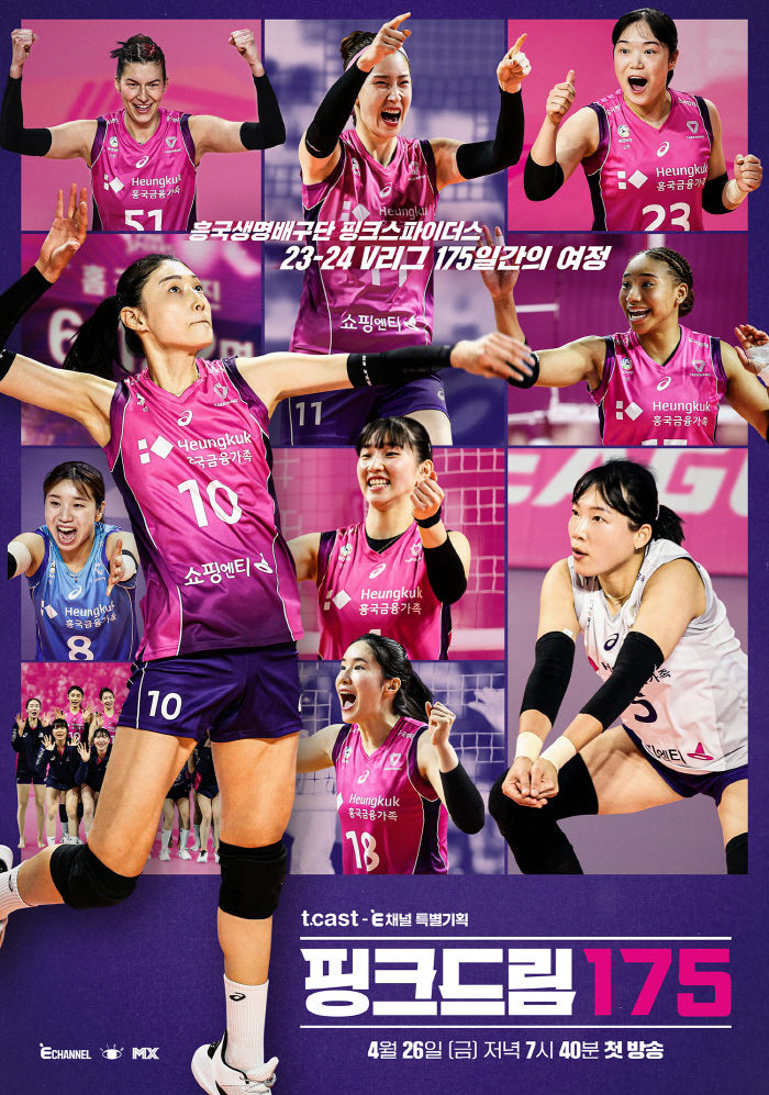 ‘핑크드림175’, 김연경X김수지X김해란의 ‘피땀눈물’…아무도 몰랐던 생…