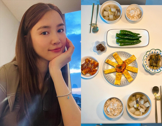 진아름, ♥남궁민과 오붓한 시간...사랑 듬뿍 담긴 '신혼 밥상'