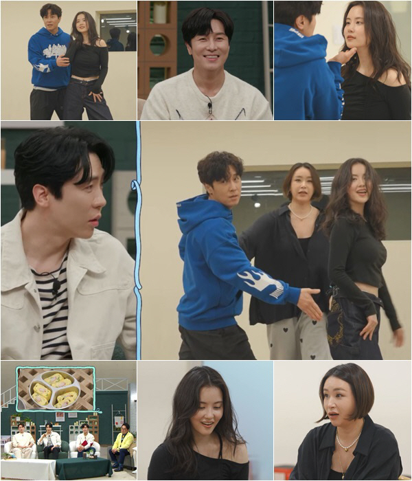 "노출 안 돼!"…김동완, 댄스복 입은 ♥서윤아에 '심쿵'했나 ('신랑수…
