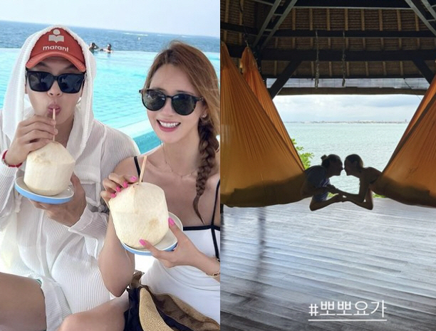 '시세차익 200억' 이다해, ♥세븐과 초호화 발리여행.."뽀뽀요가" 애…