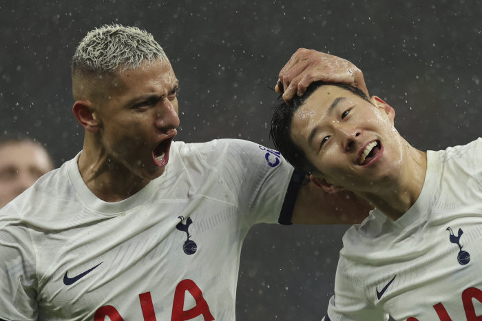 "EPL 15호골 도전 SON, 이견없는 선발" 베르너→히샬리송, 엇갈린…