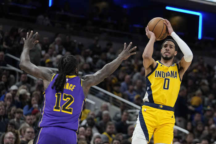 NBA 인디애나 6위 수성, 갈길 바쁜 LA 레이커스 완파