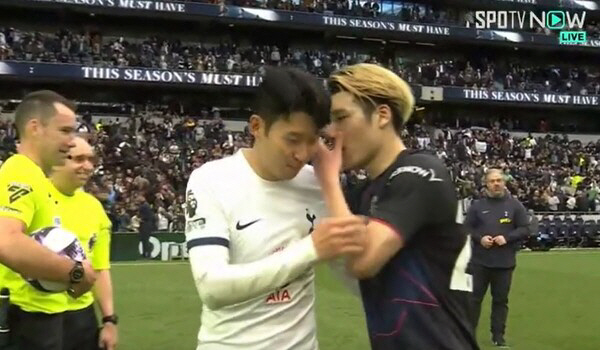 'SON에 역전골 헌납'日국대수비수,경기후 귓속말 무엇
