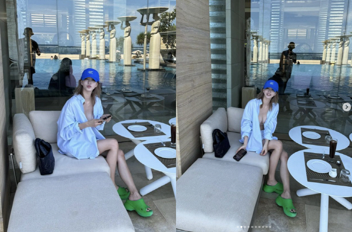 "♥10살 연하 남친, 딱 걸렸네" 한예슬 비키니 사진에 '포착'