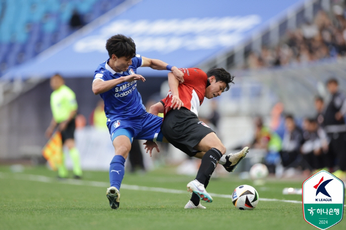 '페신 결승골' 부산, 수원 1-0으로 꺾고 시즌 2승째+7위 점프...…