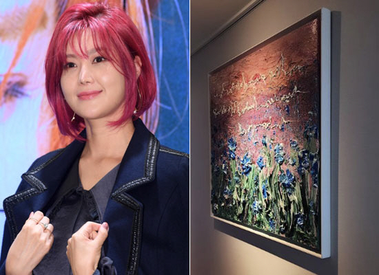 솔비, 허경환이 구매한 그림 공개 "집 입구에서 행운으로 맞이할 것"