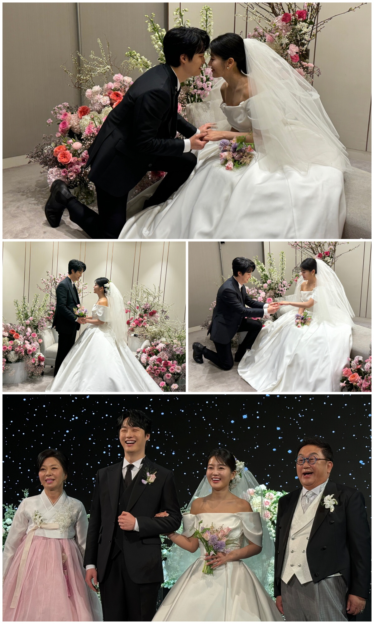 이수민♥원혁, 오늘(2일) 결혼식 현장 공개...父 이용식 '환한 미소'…