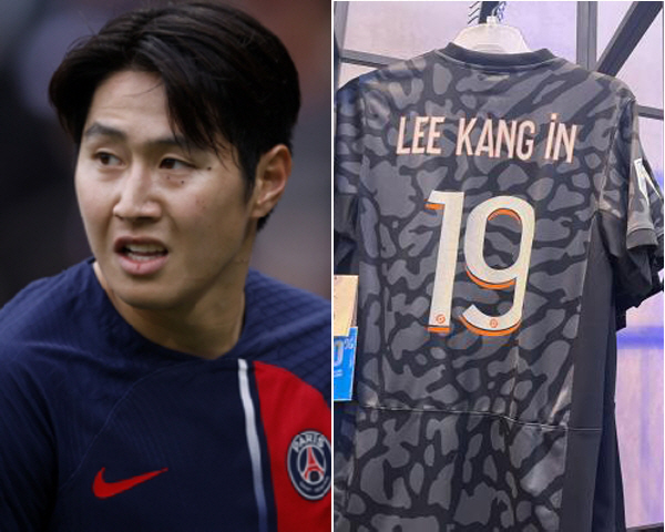 '메시-네이마르 공백 메웠다' 이강인, PSG 유니폼 판매량 음바페 능가…