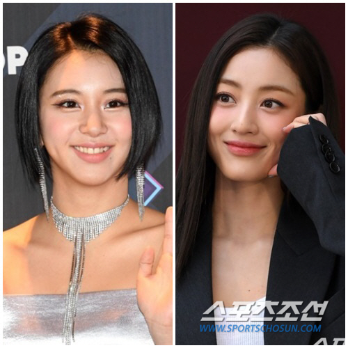 채영은 칼인정·지효는 확인불가…트와이스 열애설, 극과 극 온도차 [SC이…
