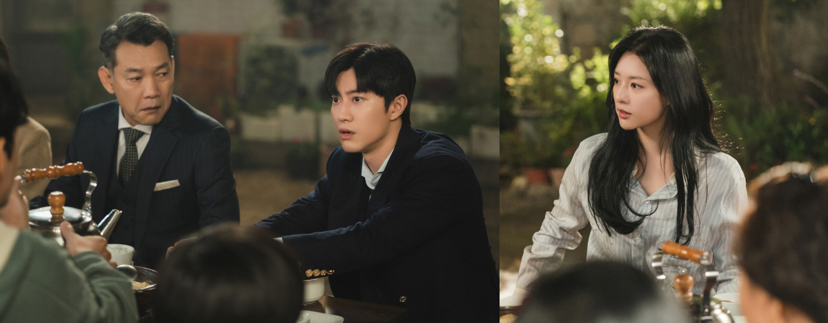 '눈물의 여왕' 김수현♥김지원, 극과 극 '두 가족' 어색한 저녁식사 포…