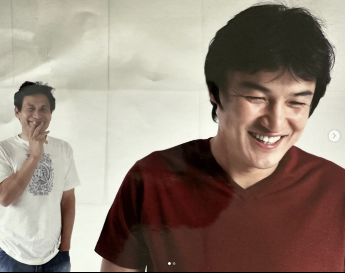 '혈액암' 안성기 반가운 근황...'투캅스 콤비' 박중훈 "잘 지내세요"