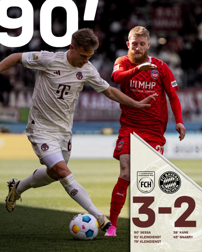 [분데스 리뷰]'천하의 김민재도 쉴드 불가' 뮌헨, 승격팀에 '2-0→2…