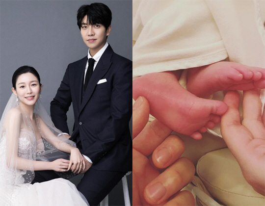 "세 가족이 된 우리" 이승기♥이다인, 딸과 보낸 결혼 1주년..미공개 …