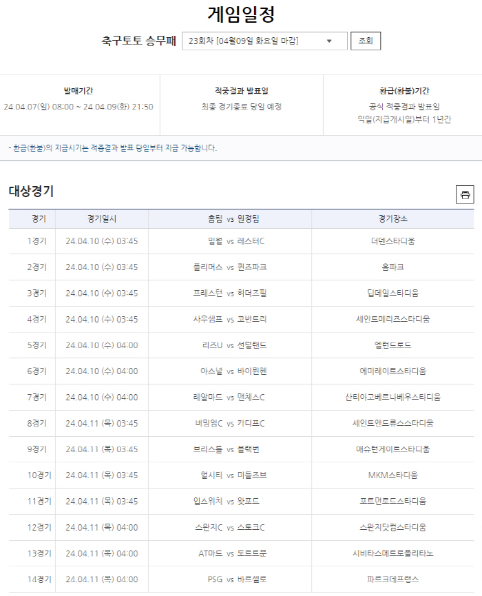 "이월된 1등 적중금만 약 6억여원"…축구토토승무패22회차 적중결과 발표