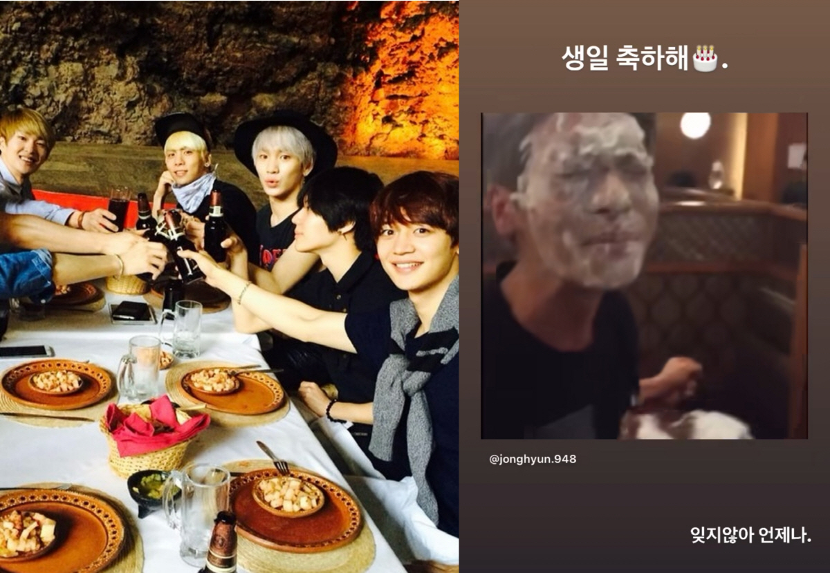'샤이니' 키-민호, 故종현 35번째 생일 축하 "잊지 않아 언제나"