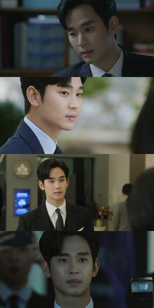 멜로 눈빛에 치이고 다정한 목소리에 감긴다…'눈물의 여왕' 김수현, 로코…