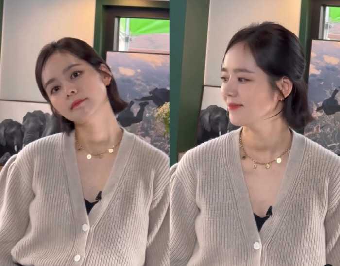 한가인, 화제의 단발 비하인드 "실물 빛이 나, 직접 상담 예약"