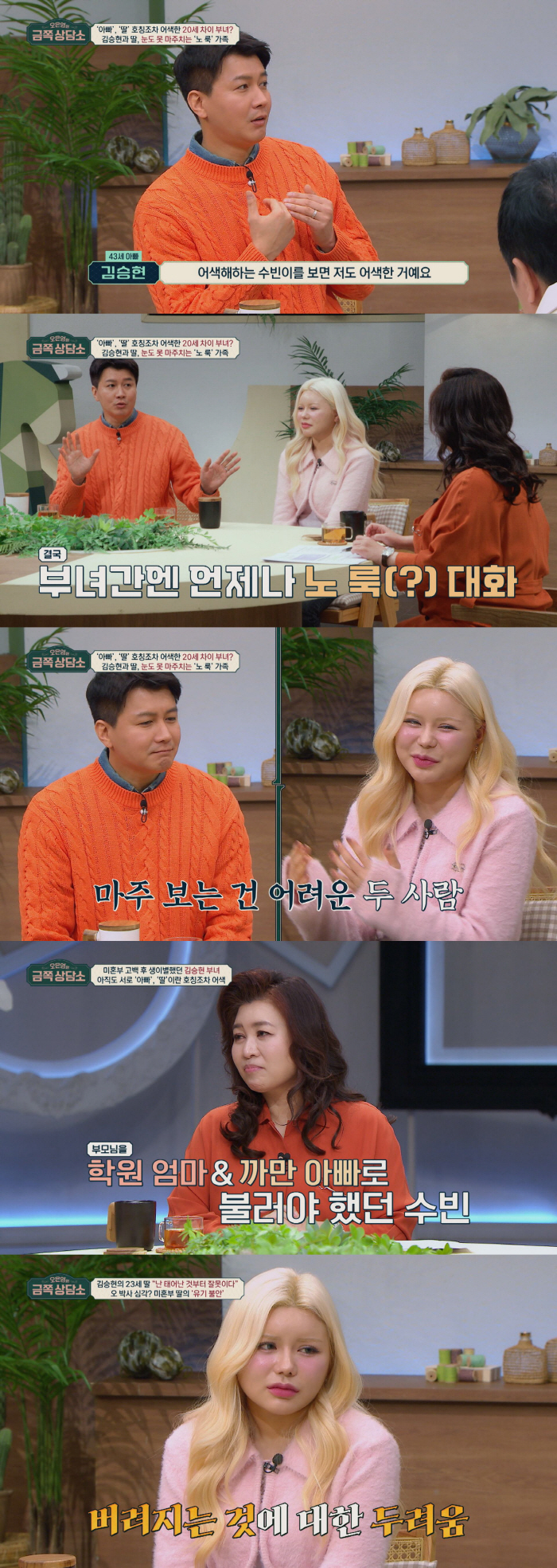 "남편→비정한 아빠, 나→매정한 계모". '김승현♥'장정윤, '금쪽상담소…