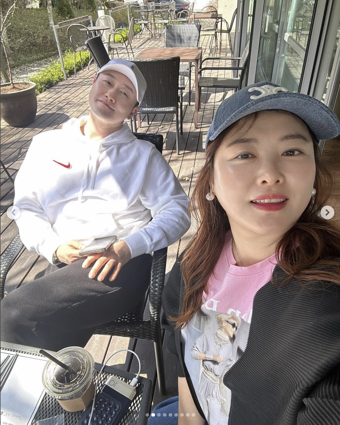 심진화, ♥김원효와 벚꽃 데이트.."유독 소중한 느낌, 시간 너무 빨라"