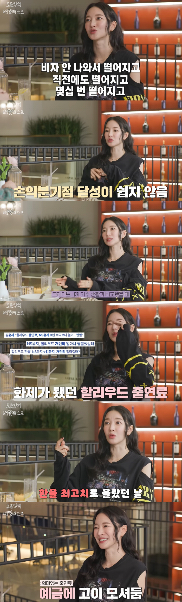 김윤지, 할리우드 출연료에 대해 입 열다 "가수 생활 8년 동안 수입 없…