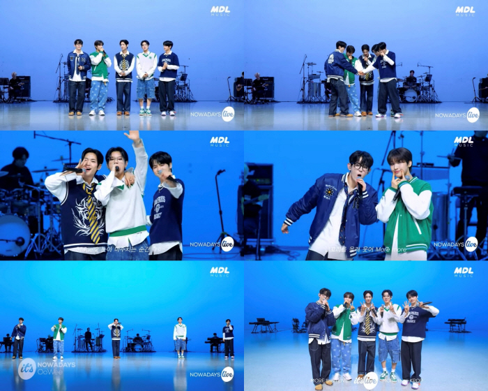 '큐브 신인' 나우어데이즈, '잇츠라이브'서 실력파 입증…독보적 라이브 …