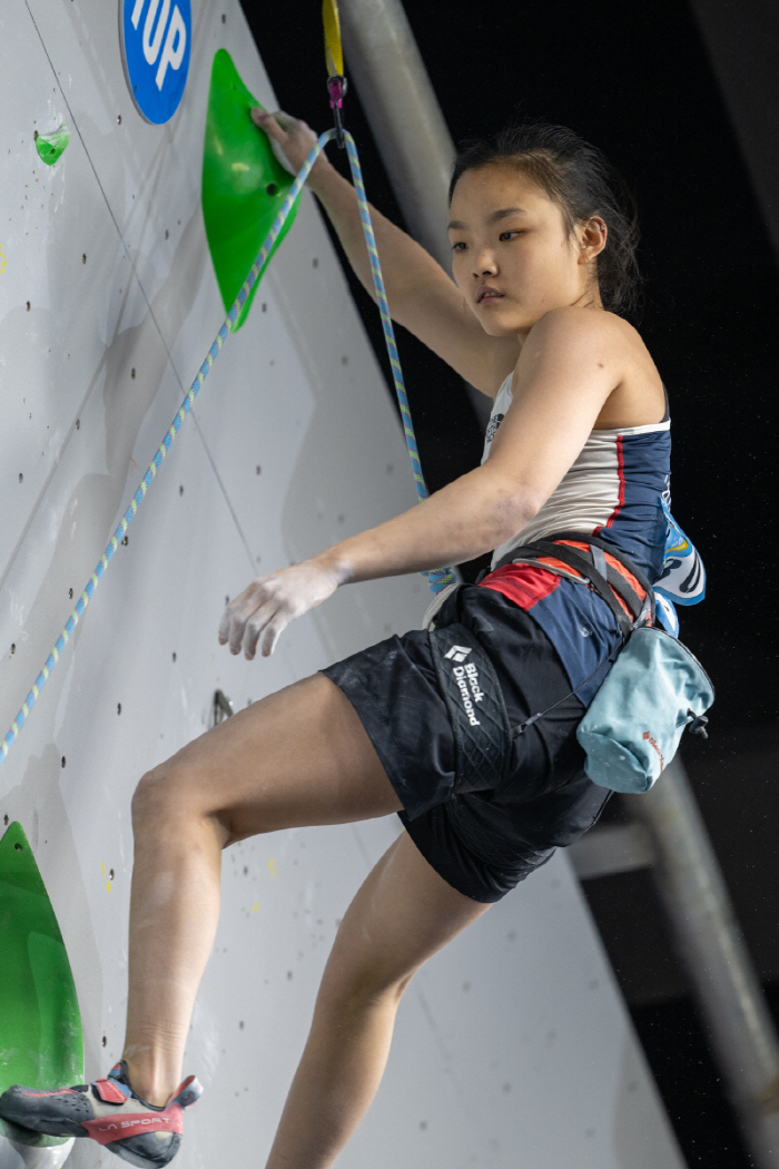 정지민, 韓 스포츠클라이밍 스피드 WC 첫 동메달 역사…서채현 리드 3위…