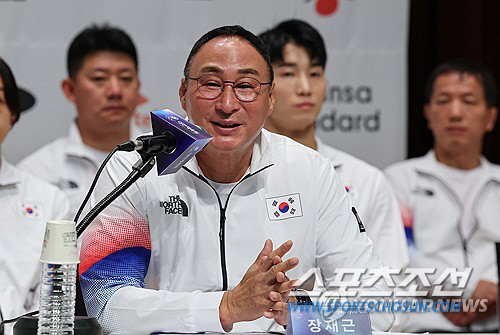 '레전드'장재근 선수촌장"작지만 강한 원팀 코리아의 힘,파리 하늘에 태극…