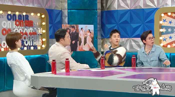 '혼전 임신' 랄랄, 이동욱 닮은꼴 남편 얼굴 공개…홍석천 "장민호보다 …