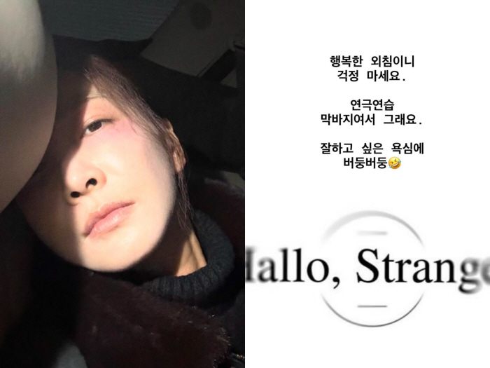 "진짜 한계다" 진서연, 의미심장 글 해명.."연극 연습 막바지, 잘하고…