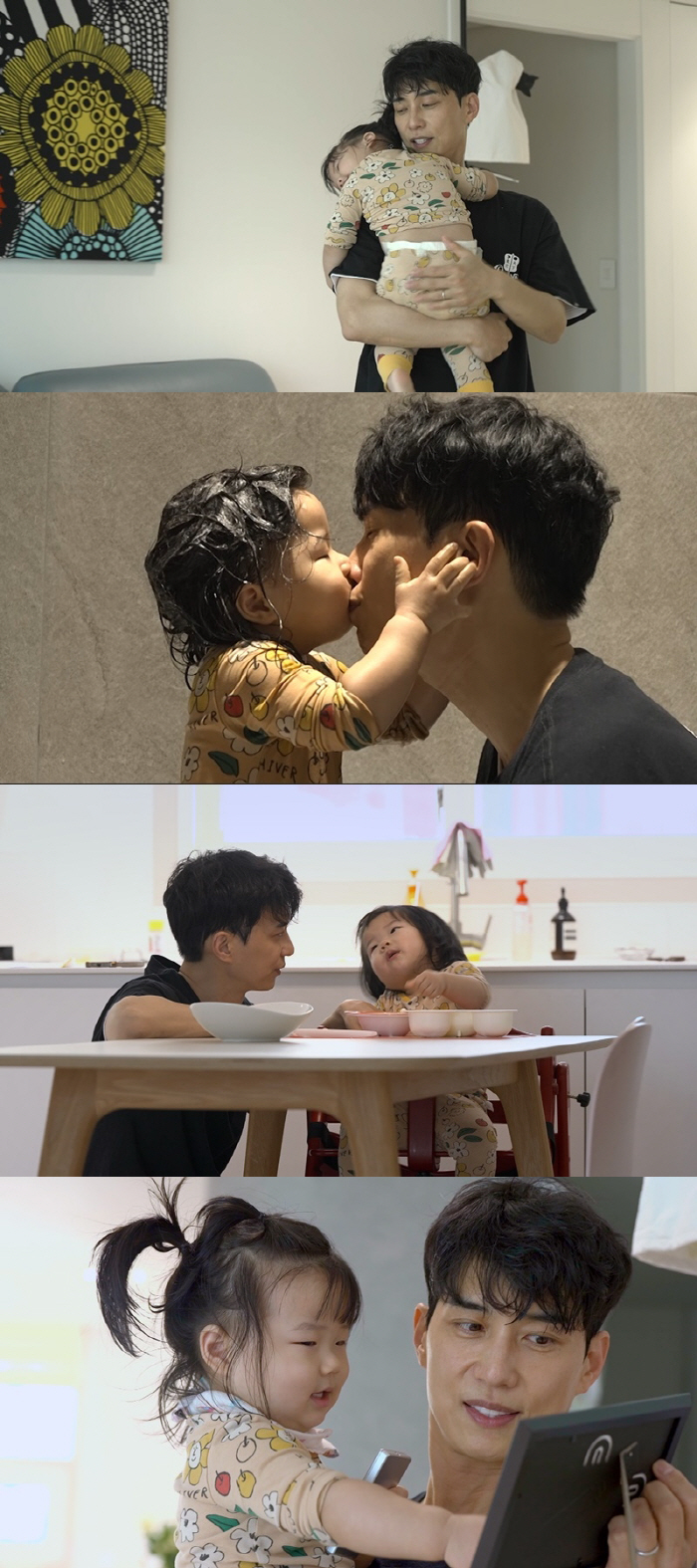 김원준 '1일 4응아' 먹방신동 딸 공개 "또래 중 체중 백분위 99%"…