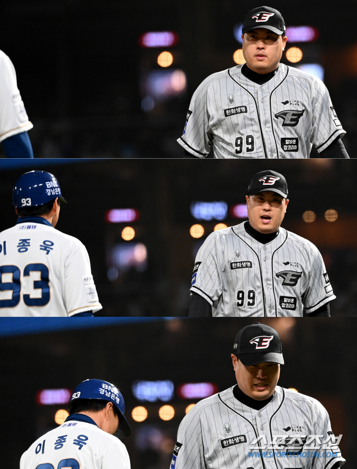 4213일 만에 홈런 맞은 썰 푼다. 100승 저지된 류현진, 선배들 만…