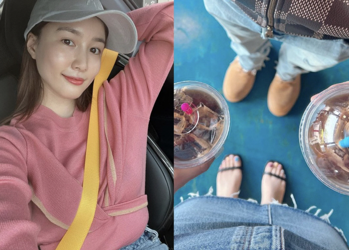 진아름, 남궁민♥과 봄 데이트 중 커플샷 찰칵 "소소한 즐거움"