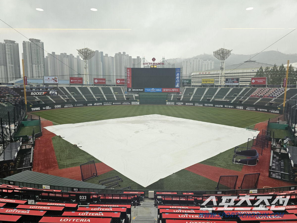 롯데-KT전 우천 취소, 21일 더블헤더...윌커슨-나균안 vs 쿠에바스…