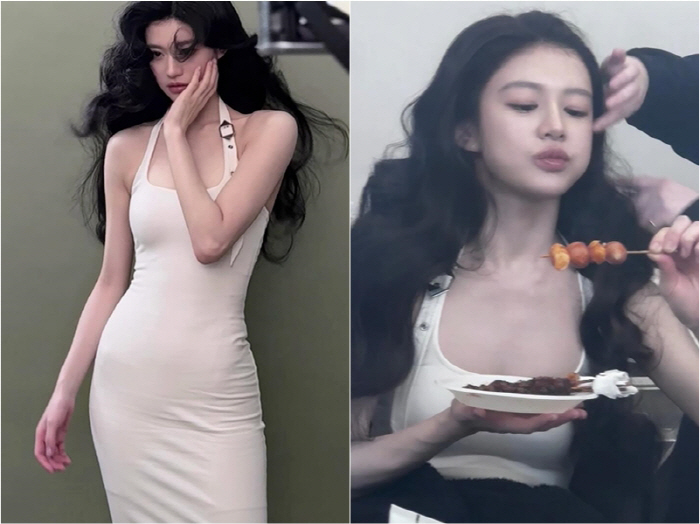 "이렇게 먹어도 이 몸매?"…고윤정, '소떡 먹방'에도 완벽 몸매 자랑 …
