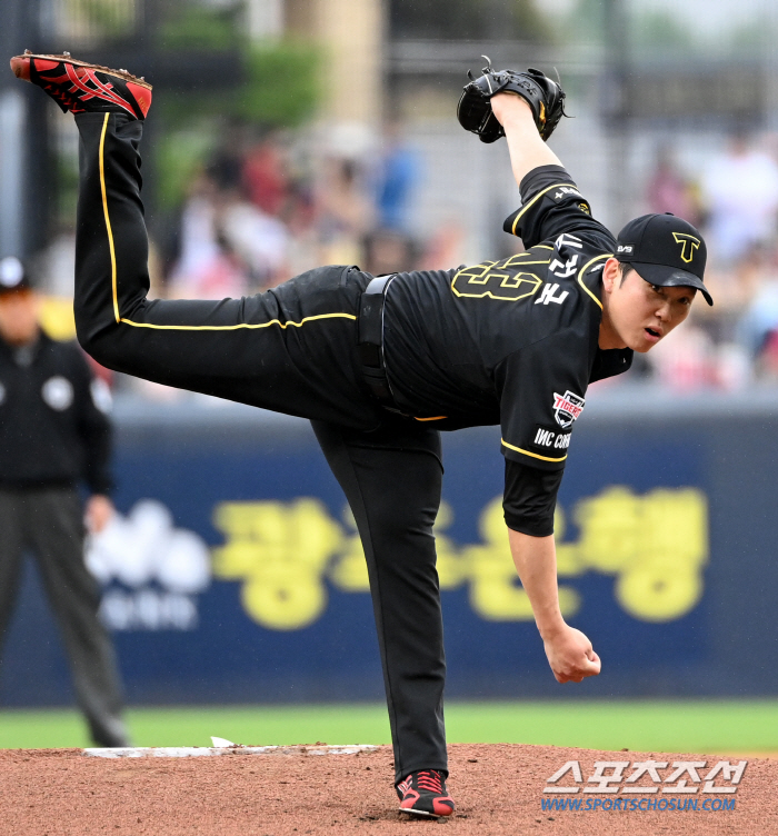 볼볼볼볼...주 2회 등판은 역시 무리였나, KIA 김건국 3이닝 못 채…