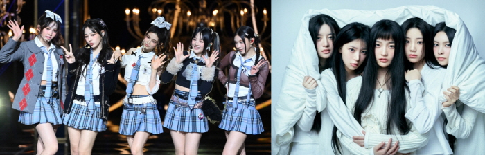 '아류 프레임' 이어→'스톱카피' 억측....뉴진스도, 아일릿도 멍든다 …
